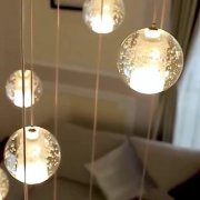 <b>design idea long high tall chandelier pendant lamp glass bal</b>
